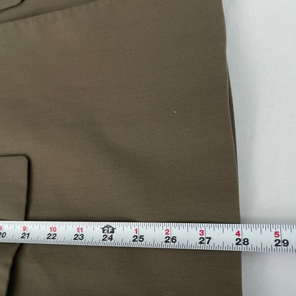 ZARA Womens Blazer Jacket Double-Breasted Oversize Pockets Long‎ Sleeve Khaki XS - Picture 13 of 16